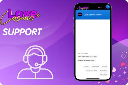 Support love casino