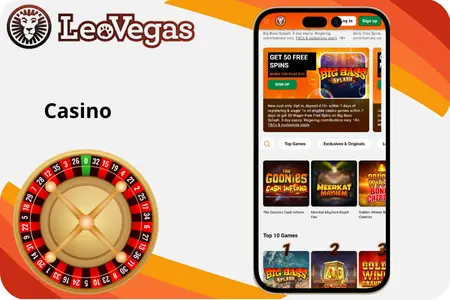 The LeoVegas main casino
