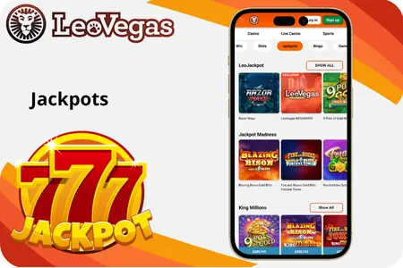 The LeoVegas LeoJackpot system